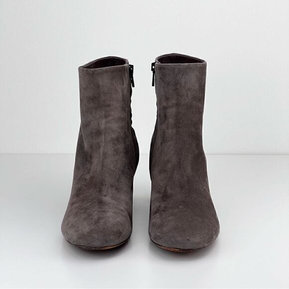 VINCE. Ridley Suede Grey Boots Booties 8.5 - Picture 6 of 15